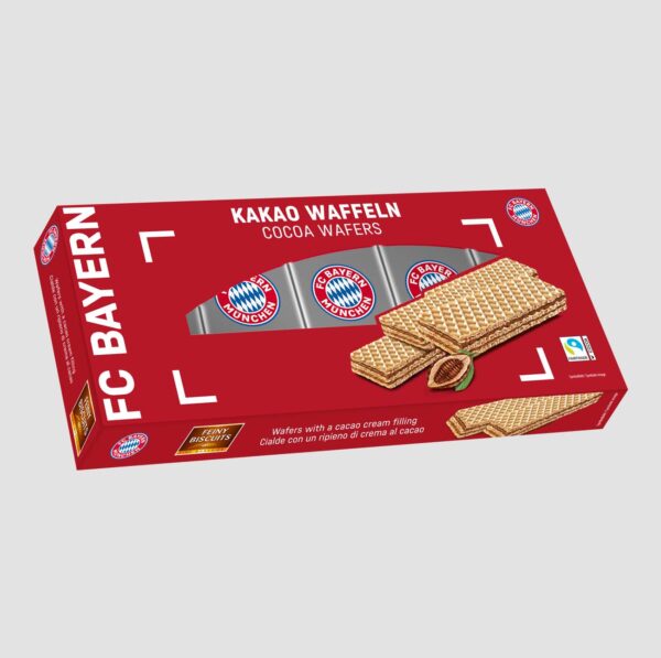 FC Bayern Munich Wafers with chocolate cream 225g (5x45g)