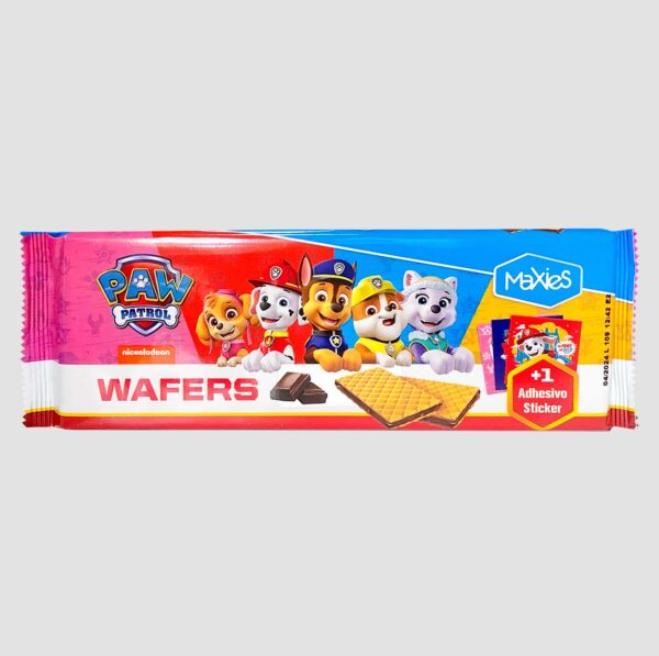 Wafers with chocolate cream filling
